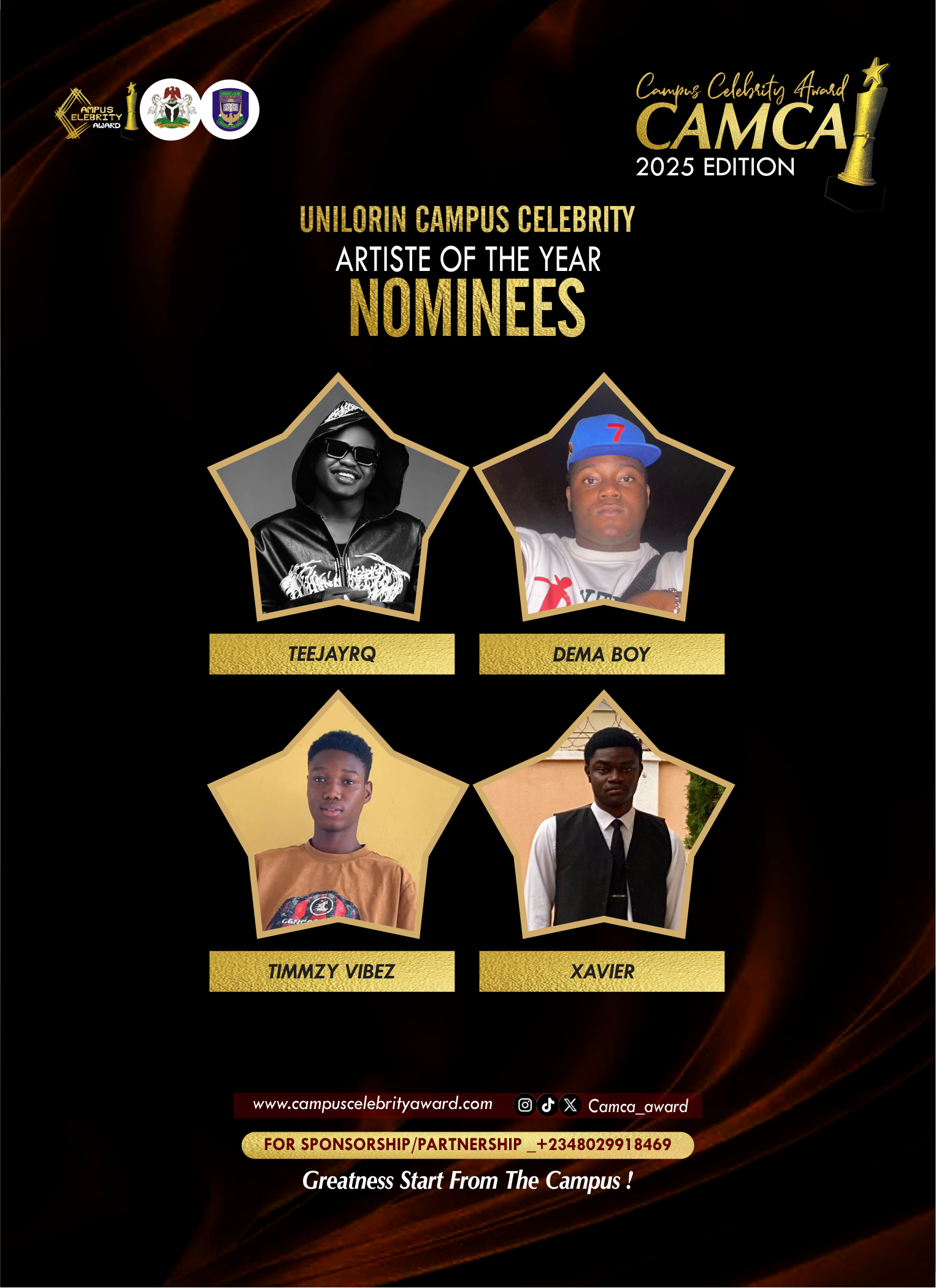 BEST ARTISTE - UNILORIN