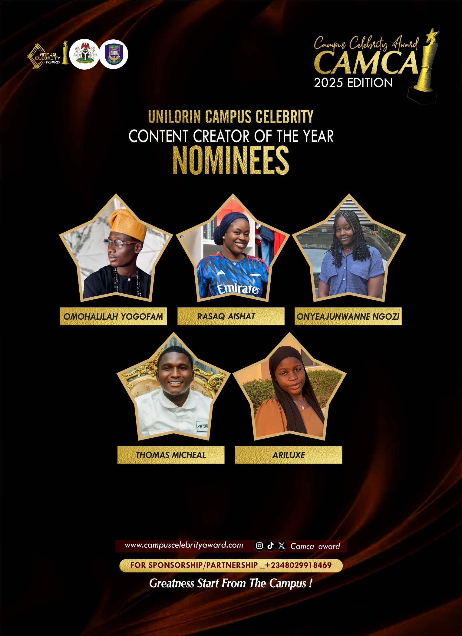 CONTENT CREATOR - UNILORIN