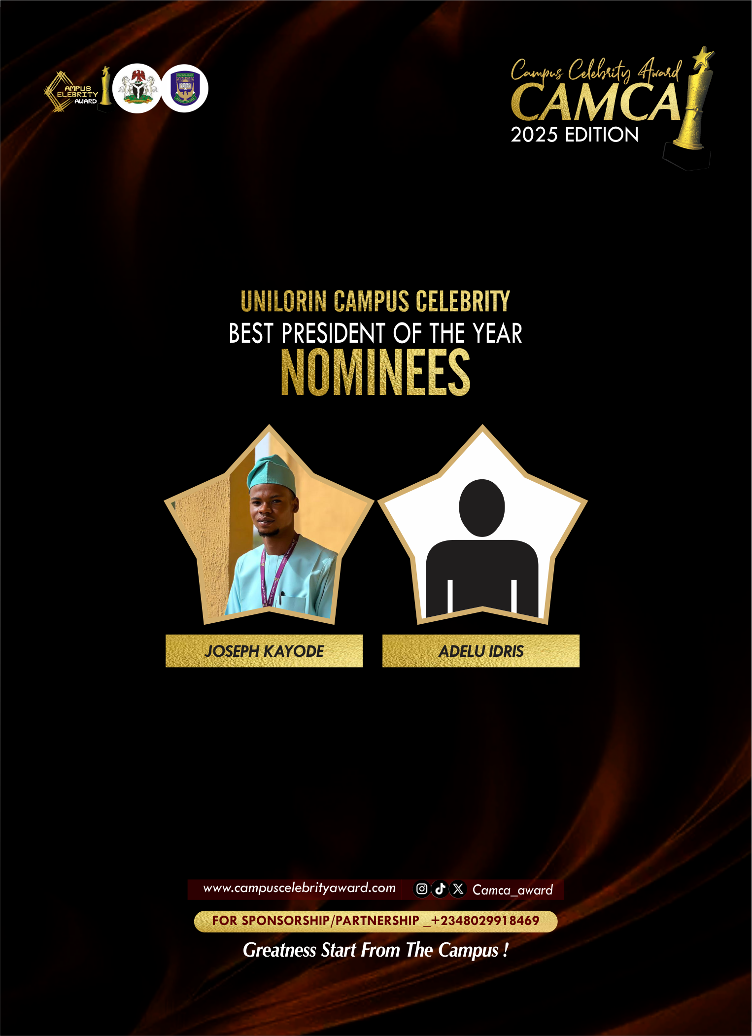 BEST PRESIDENT - UNILORIN